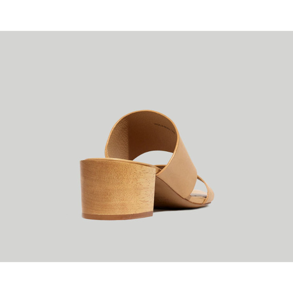 MADEWELL New in Box Keira Mule Sandal in Vintage Beige Leather // 12 - Picture 13 of 13